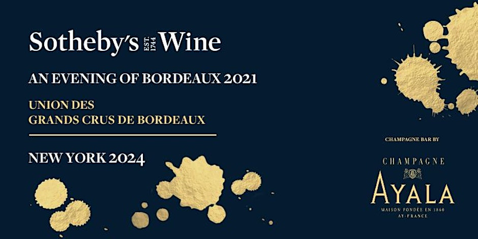 Union des Grands Crus de Bordeaux – An Evening of 2021 Bordeaux