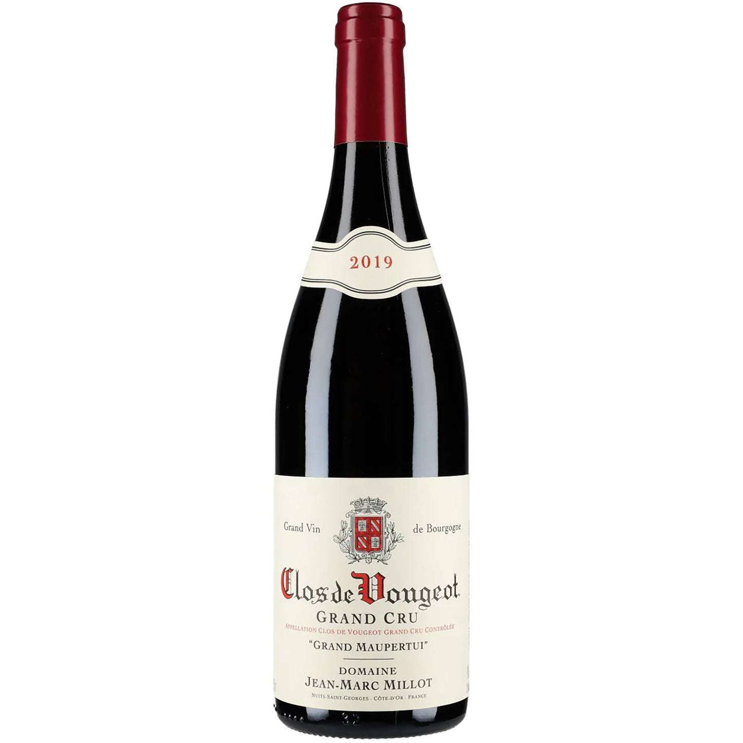 Jean-Marc Millot: Clos de Vougeot, Grand Cru, Grand Maupertui 2019