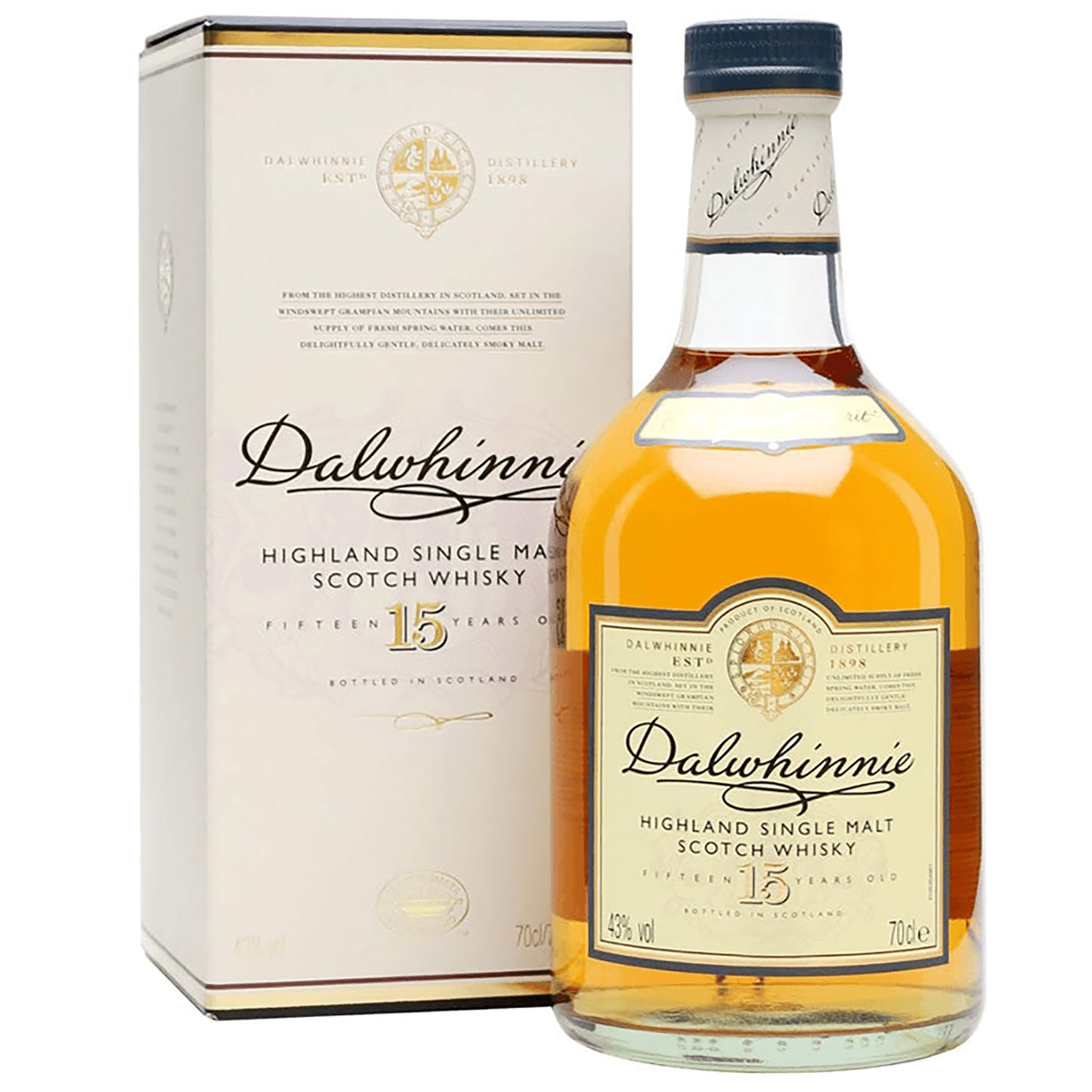 Dalwhinnie 15 Year Old Single Malt Scotch Whisky