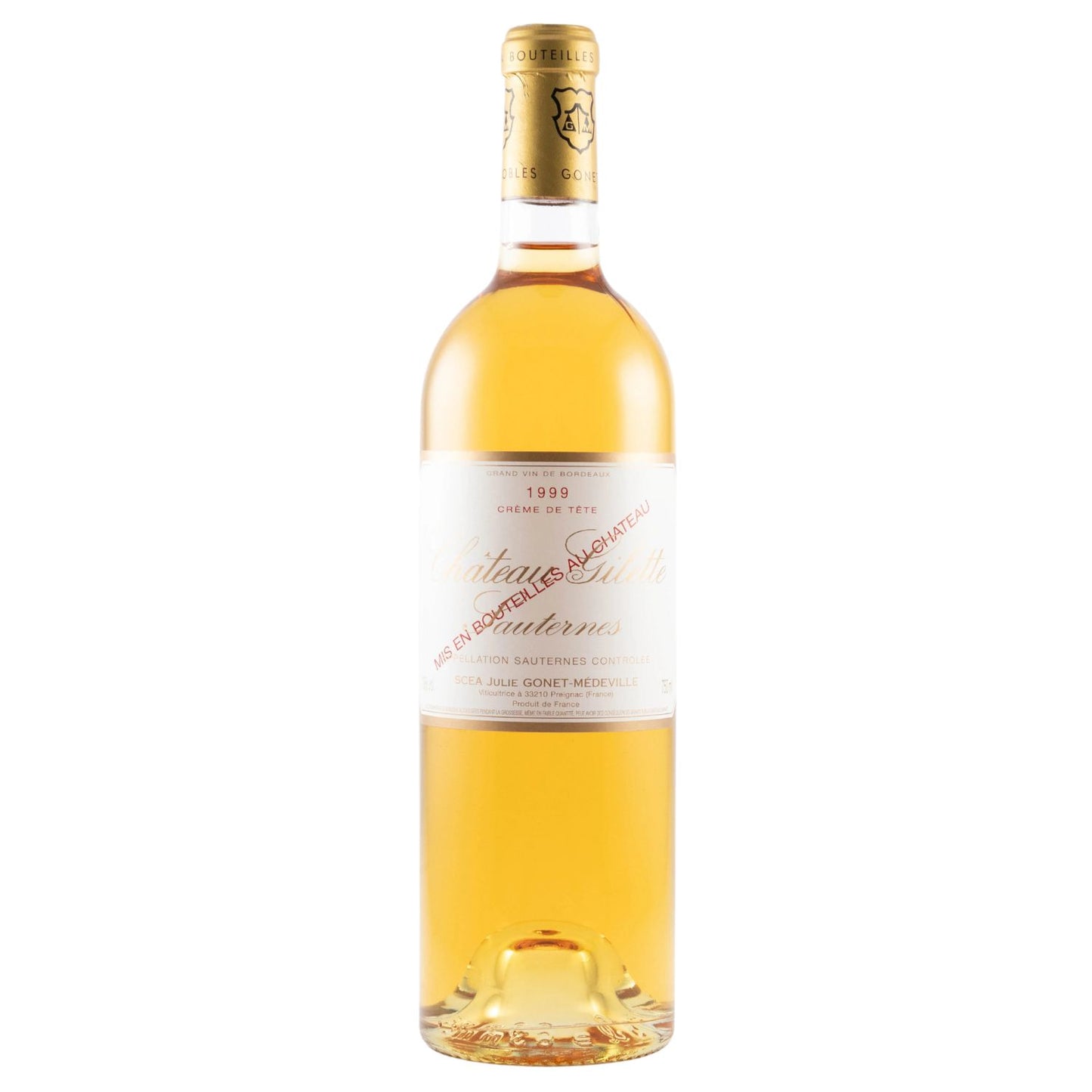 Chateau Gilette: Sauternes 1999