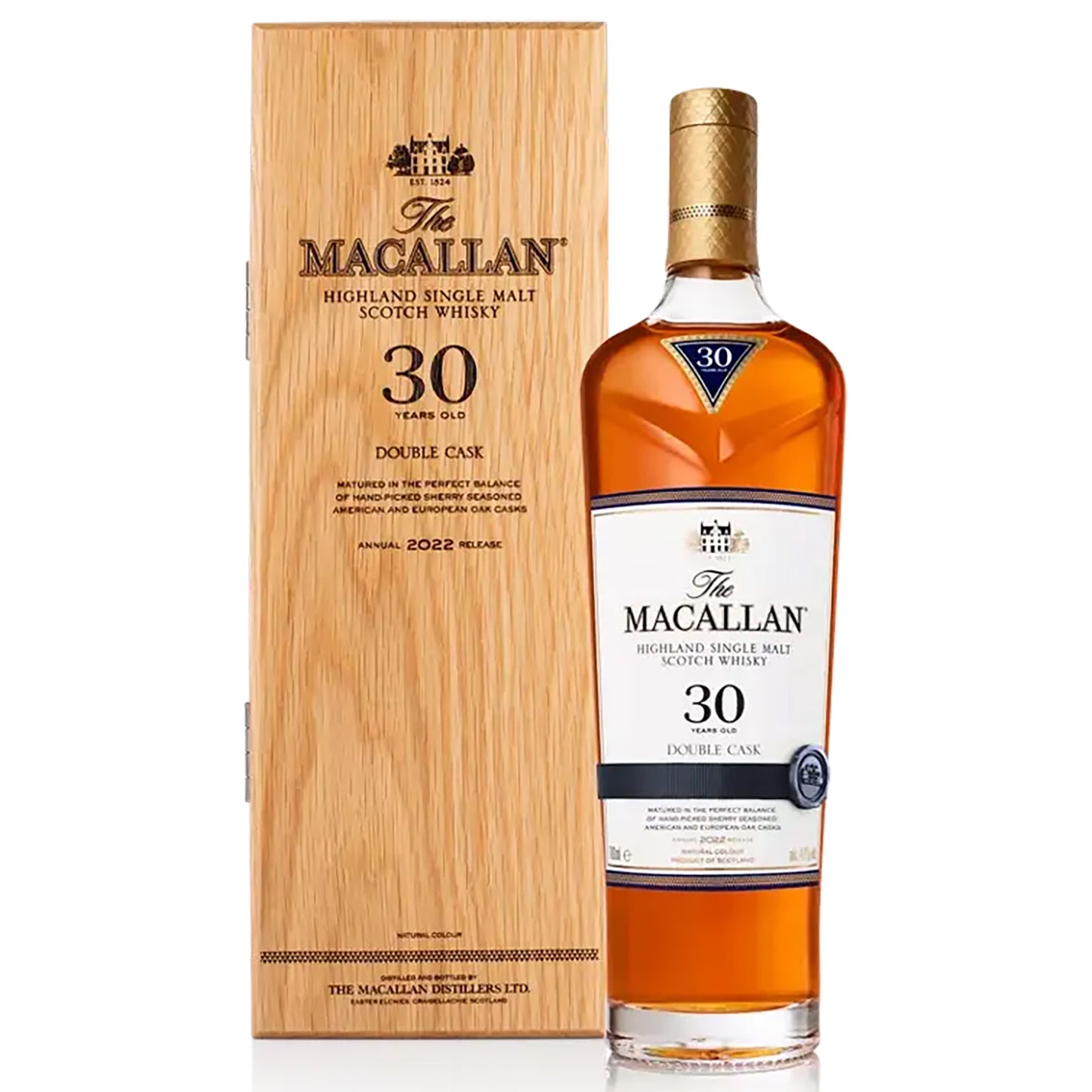 The Macallan 30 Year Old Single Malt Double Cask – Bottled 2022