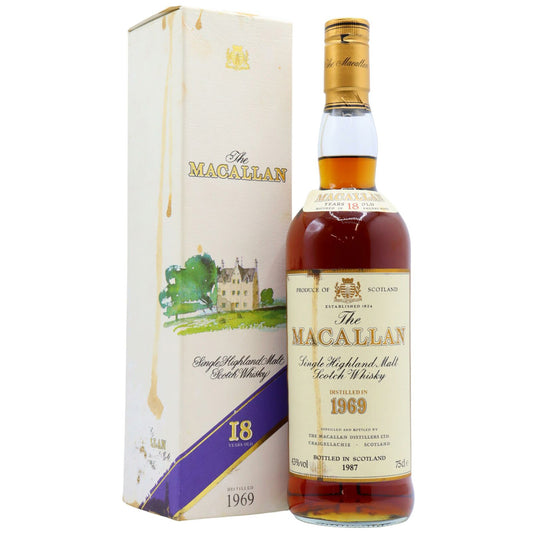 The Macallan: Single Highland Malt, 18 Years Old, 1969 (Bottled 1987)
