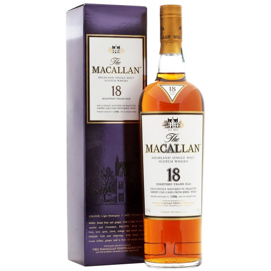 The Macallan 18 Year Old 1996 43.0 abv