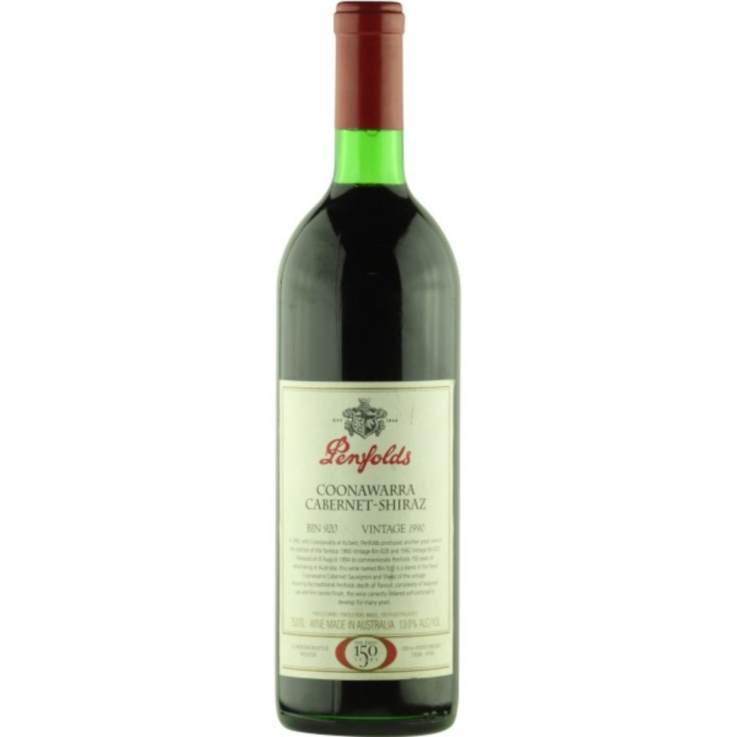 Penfolds: South Australia Bin 920 Cabernet Shiraz 1990