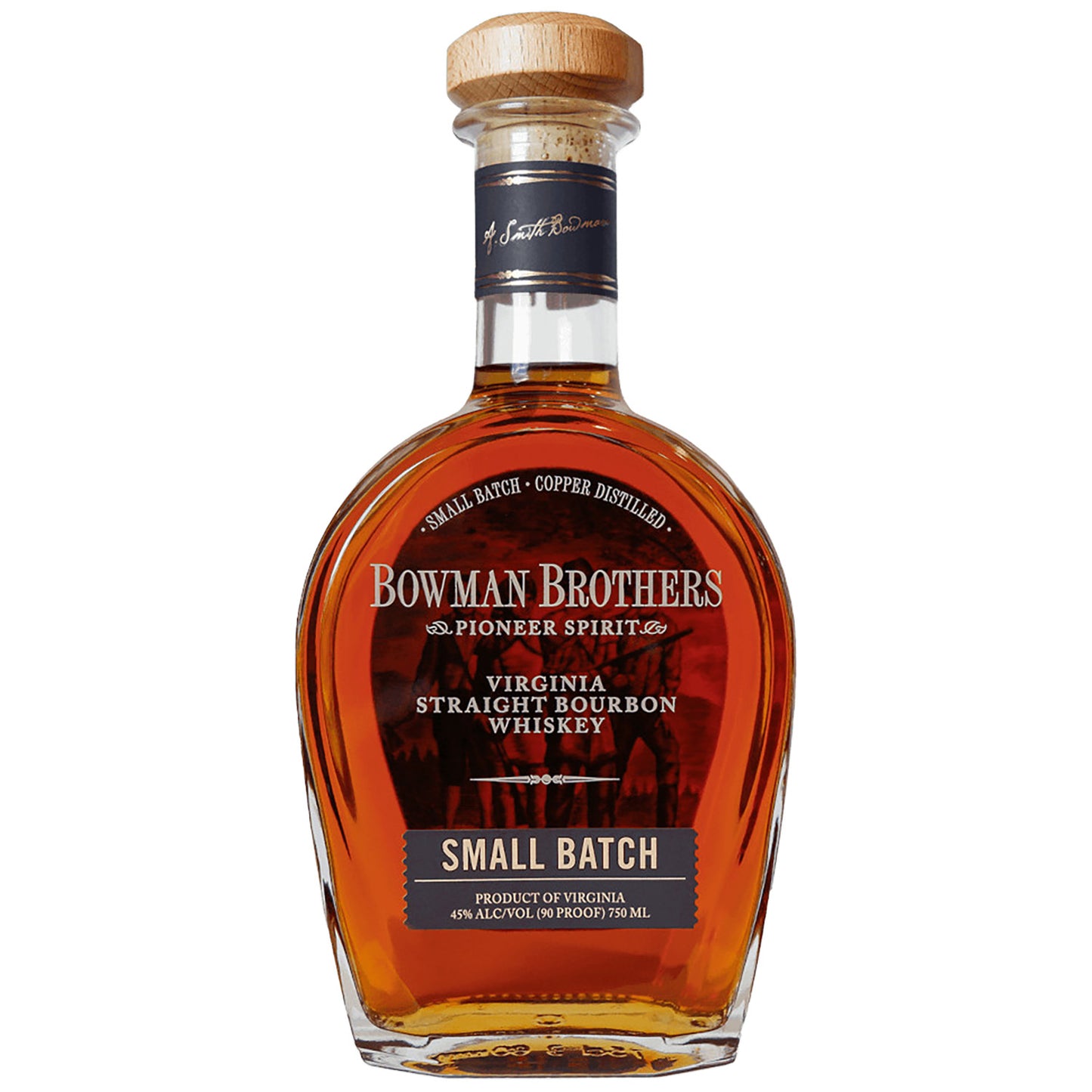 Bowman Brothers Virginia Straight Bourbon Whiskey Small Batch 45 abv