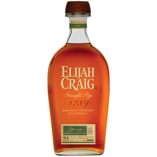 Elijah Craig: Straight Rye Whiskey